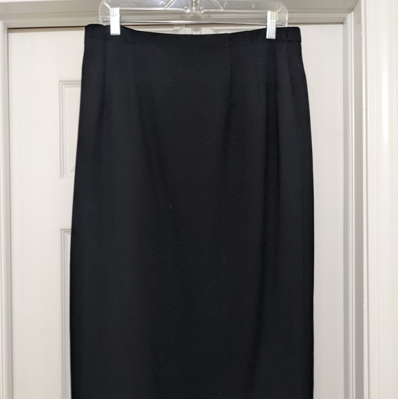 Talbots Black Long Skirt Size 12P - Picture 1 of 3